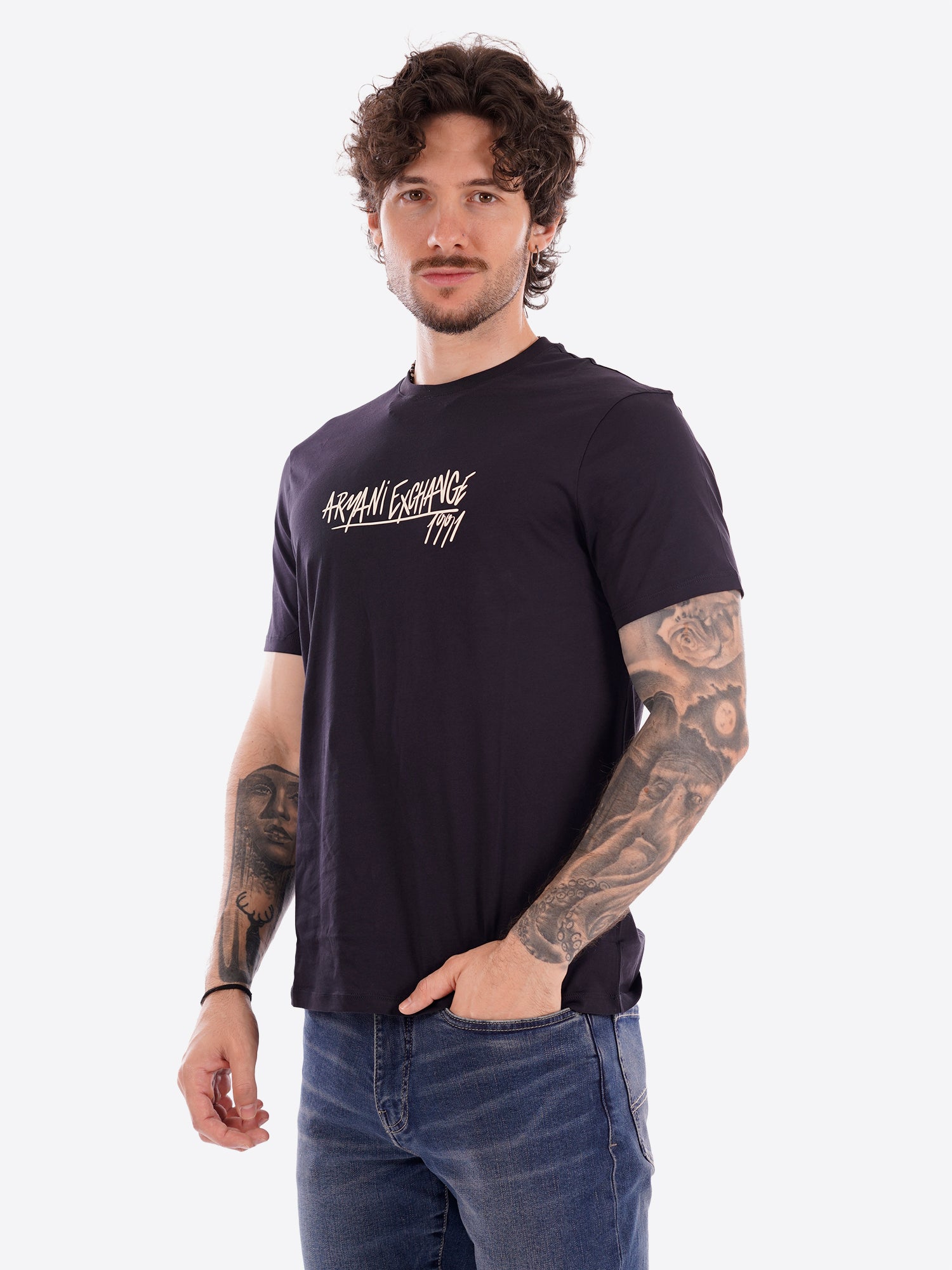 T-shirt AX ARMANI EXCHANGE da Uomo - blu XM002789UB101