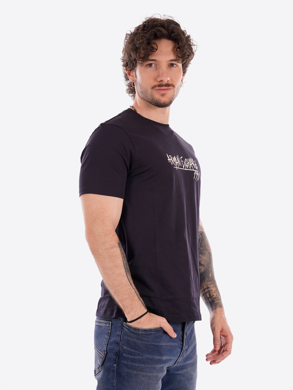 T-shirt AX ARMANI EXCHANGE da Uomo - blu XM002789UB101