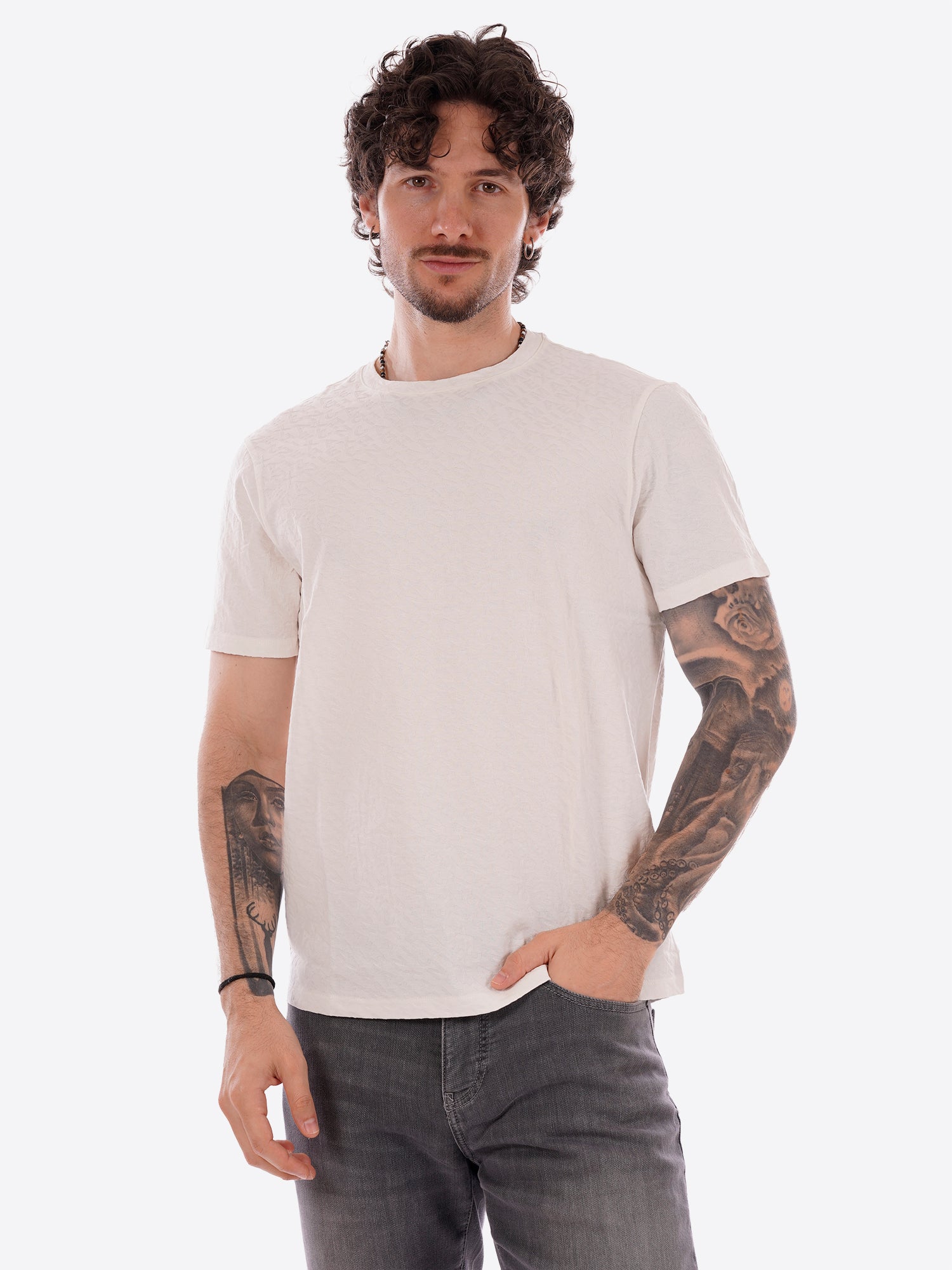 T-shirt AX ARMANI EXCHANGE da Uomo - bianco XM002821U0009