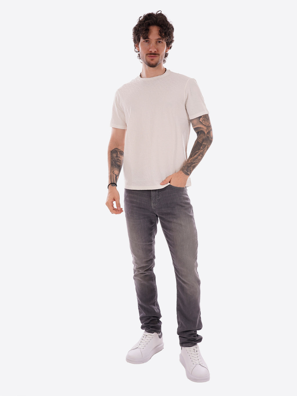 T-shirt AX ARMANI EXCHANGE da Uomo - bianco XM002821U0009
