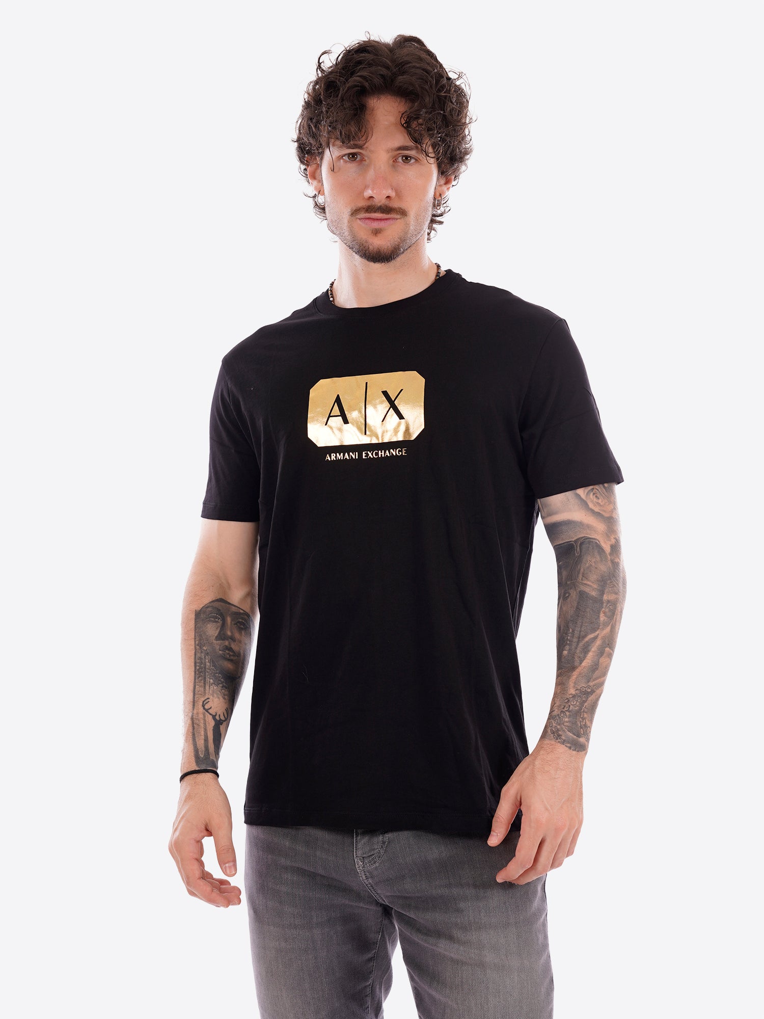 T-shirt AX ARMANI EXCHANGE da Uomo - nero XM002826UC001