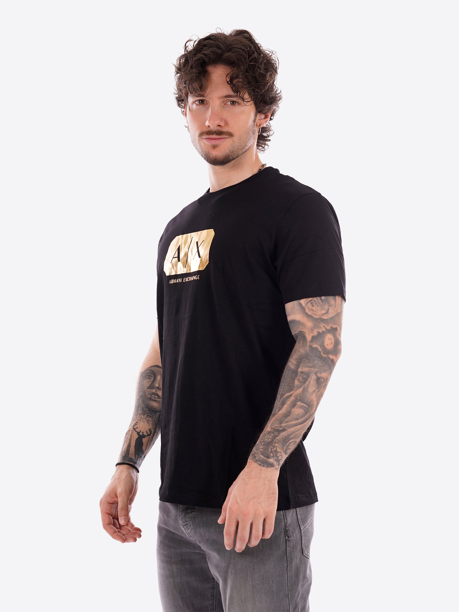 T-shirt AX ARMANI EXCHANGE da Uomo - nero XM002826UC001