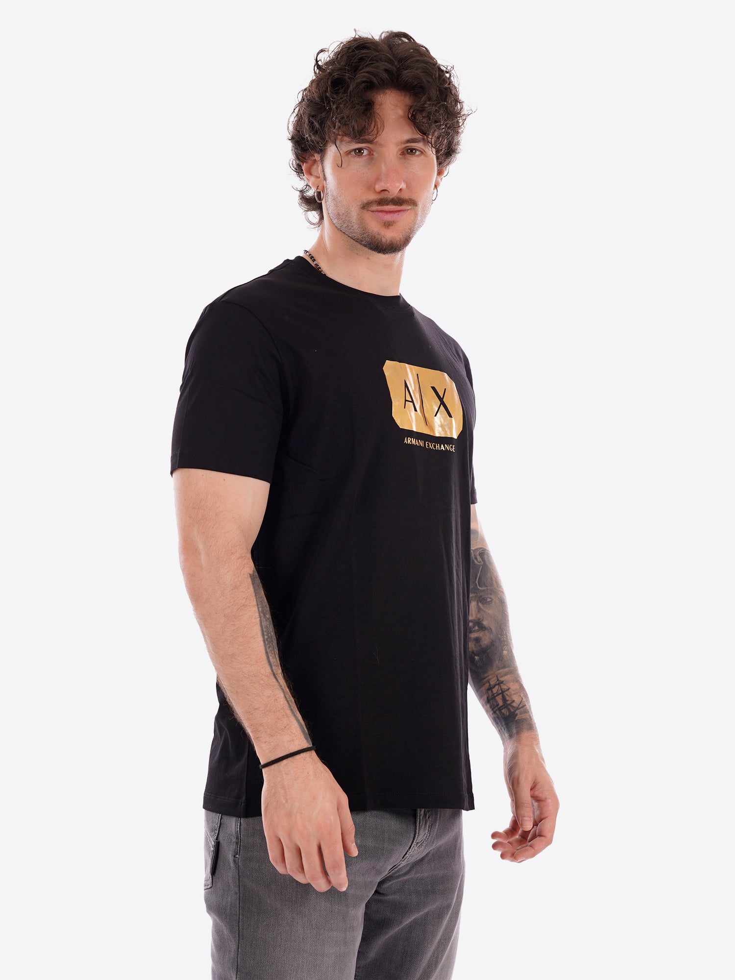 T-shirt AX ARMANI EXCHANGE da Uomo - nero XM002826UC001