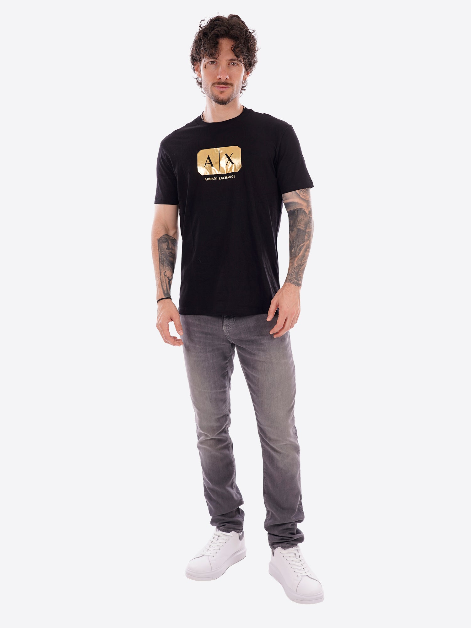 T-shirt AX ARMANI EXCHANGE da Uomo - nero XM002826UC001