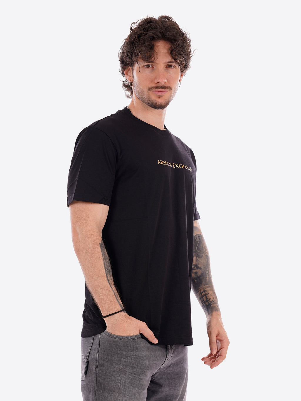 T-shirt AX ARMANI EXCHANGE da Uomo - nero XM002827UC001