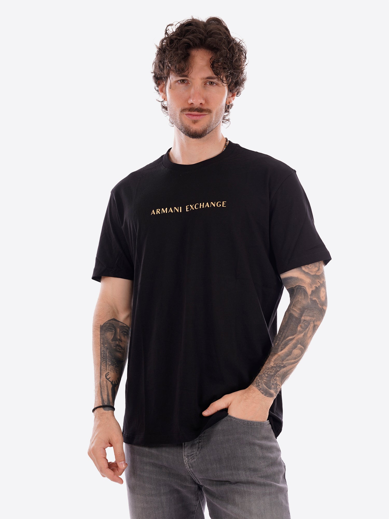 T-shirt AX ARMANI EXCHANGE da Uomo - nero XM002827UC001