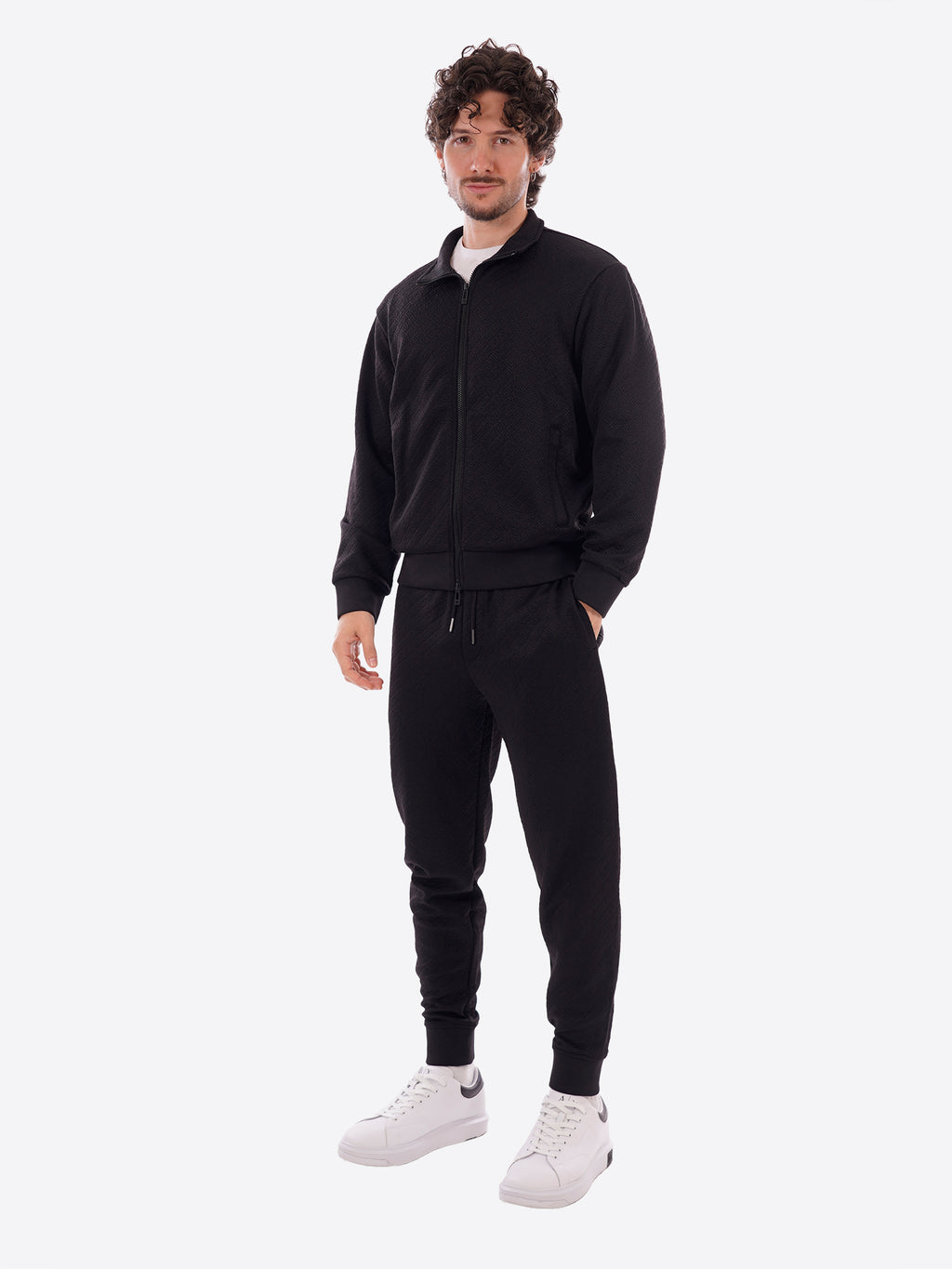Felpa AX ARMANI EXCHANGE da Uomo - nero XM002899UC001