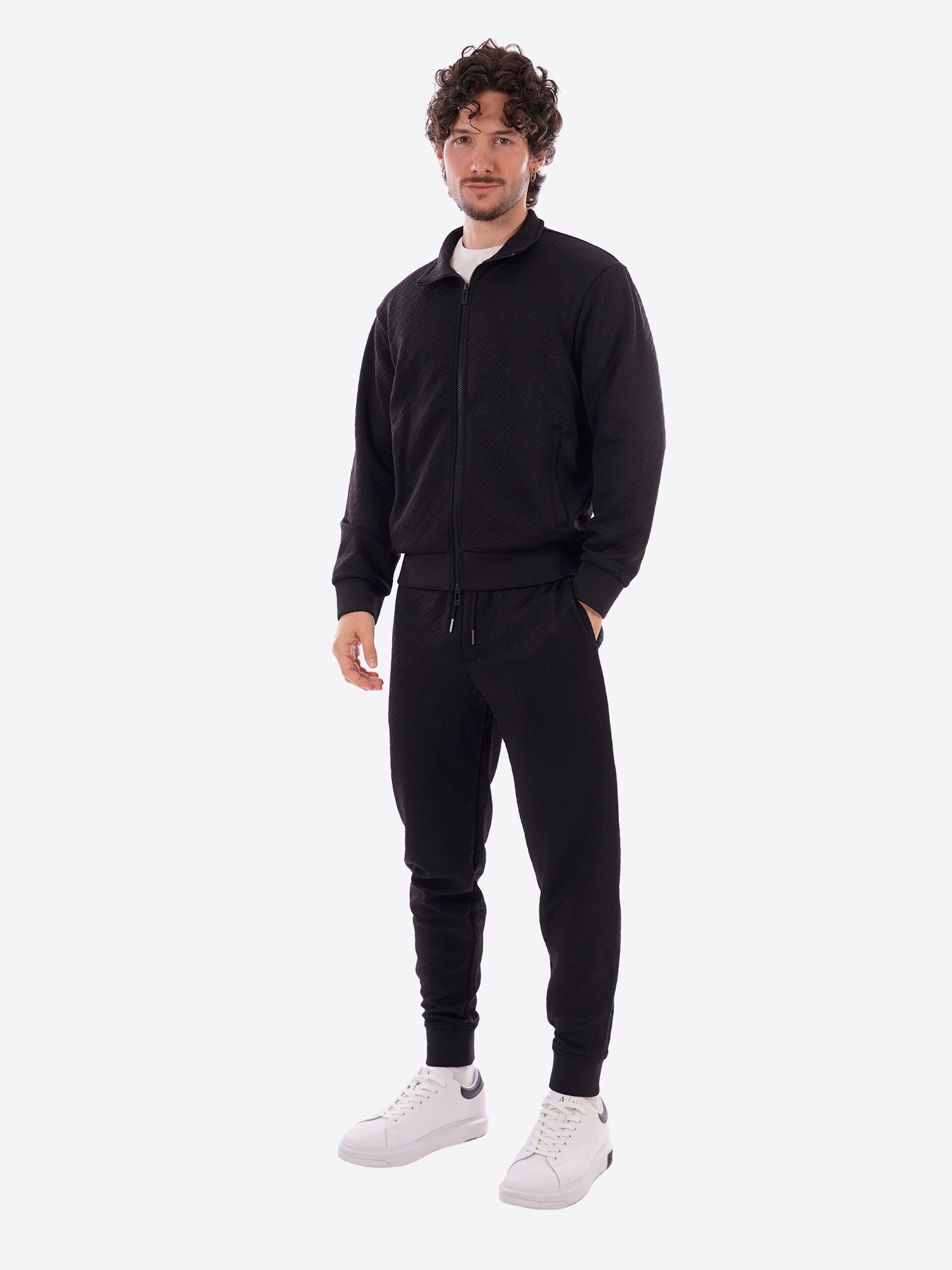 Felpa AX ARMANI EXCHANGE da Uomo - nero XM002899UC001
