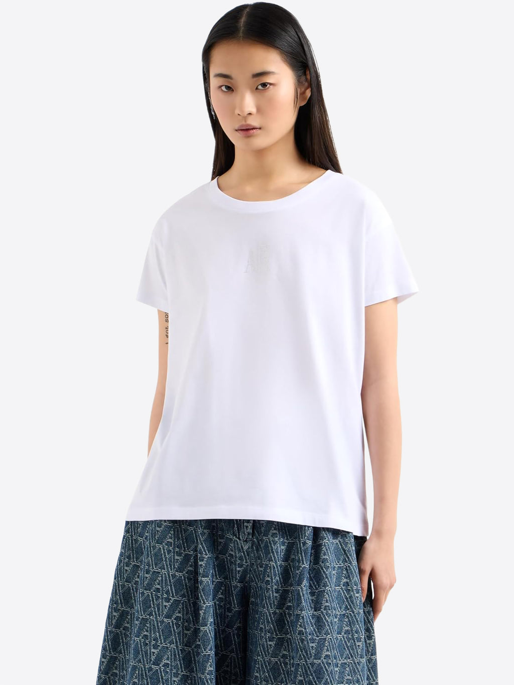 T-shirt AX ARMANI EXCHANGE da Donna - bianco XW000830U0002