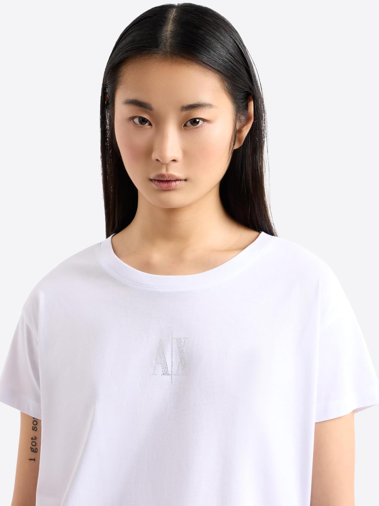 T-shirt AX ARMANI EXCHANGE da Donna - bianco XW000830U0002