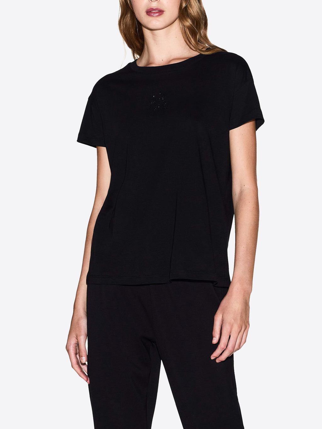 T-shirt AX ARMANI EXCHANGE da Donna - nero XW000830UC001