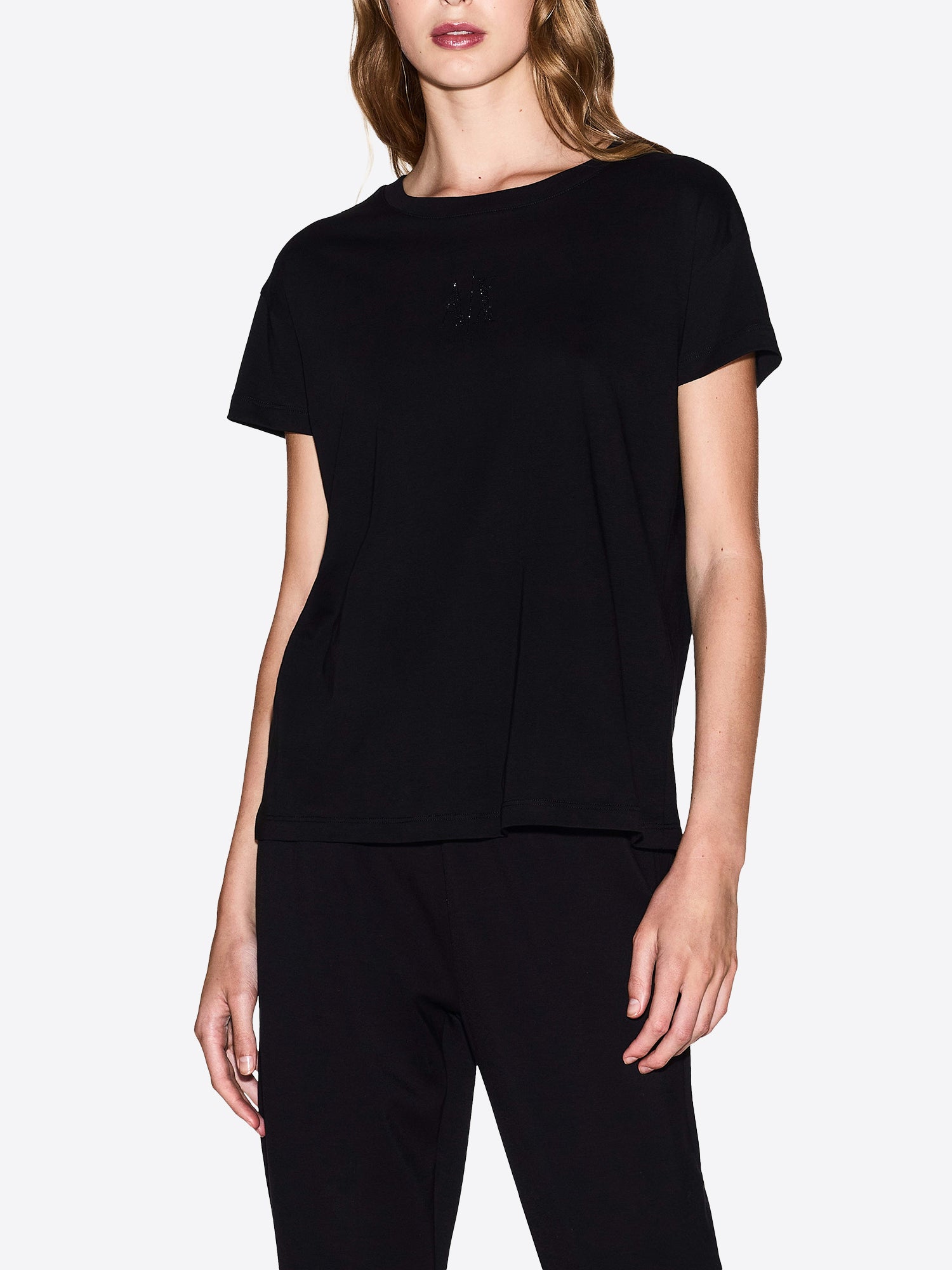 T-shirt AX ARMANI EXCHANGE da Donna - nero XW000830UC001