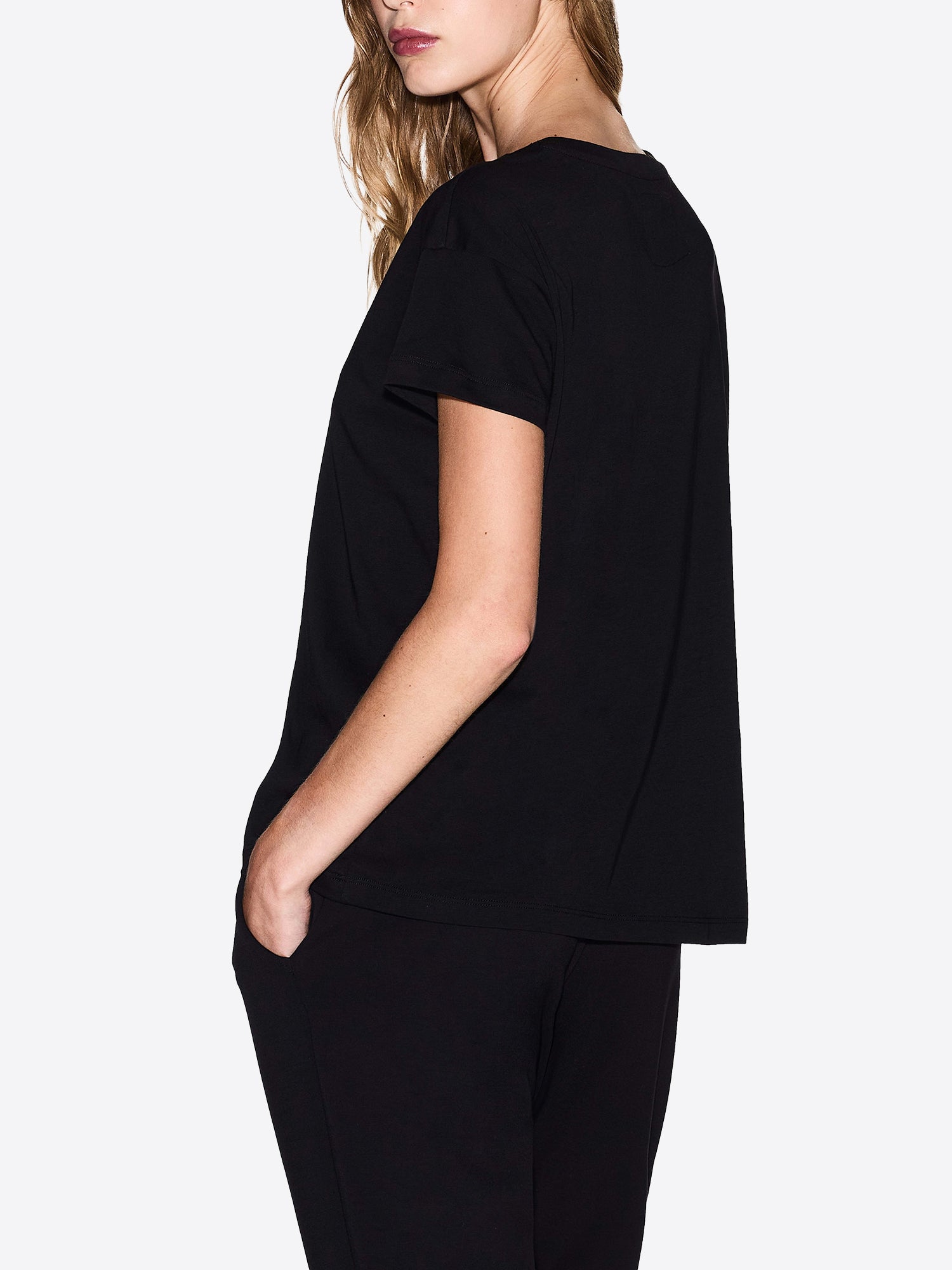 T-shirt AX ARMANI EXCHANGE da Donna - nero XW000830UC001