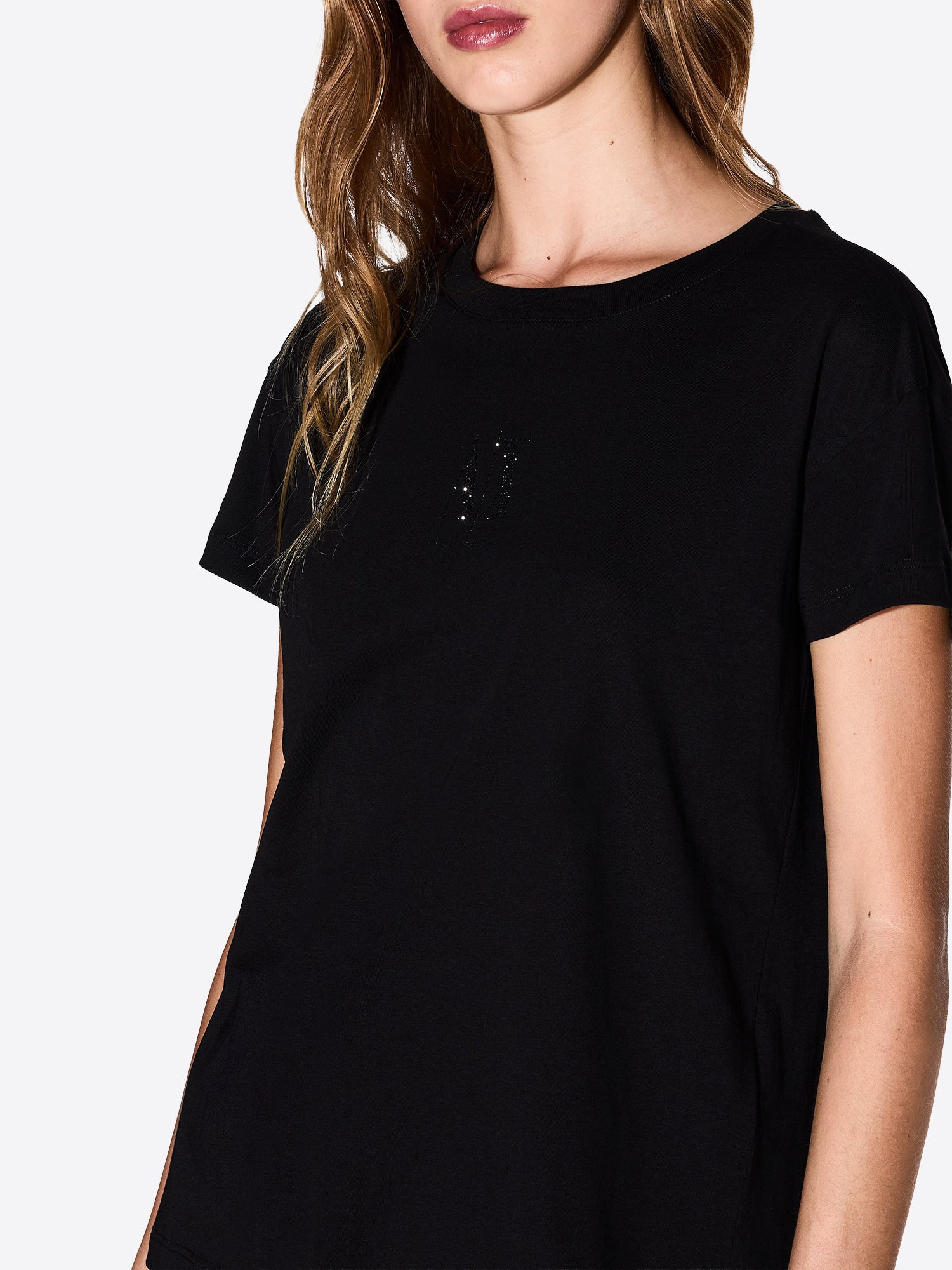 T-shirt AX ARMANI EXCHANGE da Donna - nero XW000830UC001