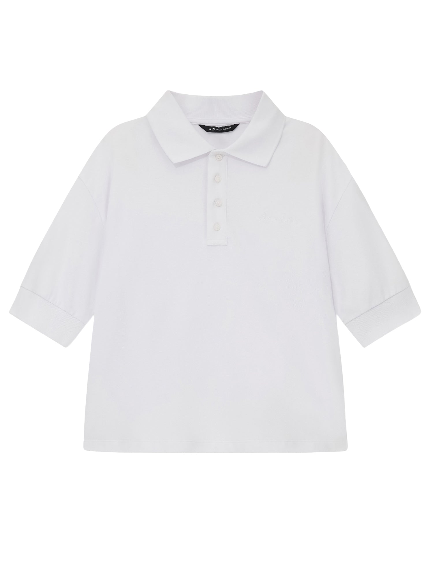 Polo AX ARMANI EXCHANGE da Donna - bianco XW000887U0002