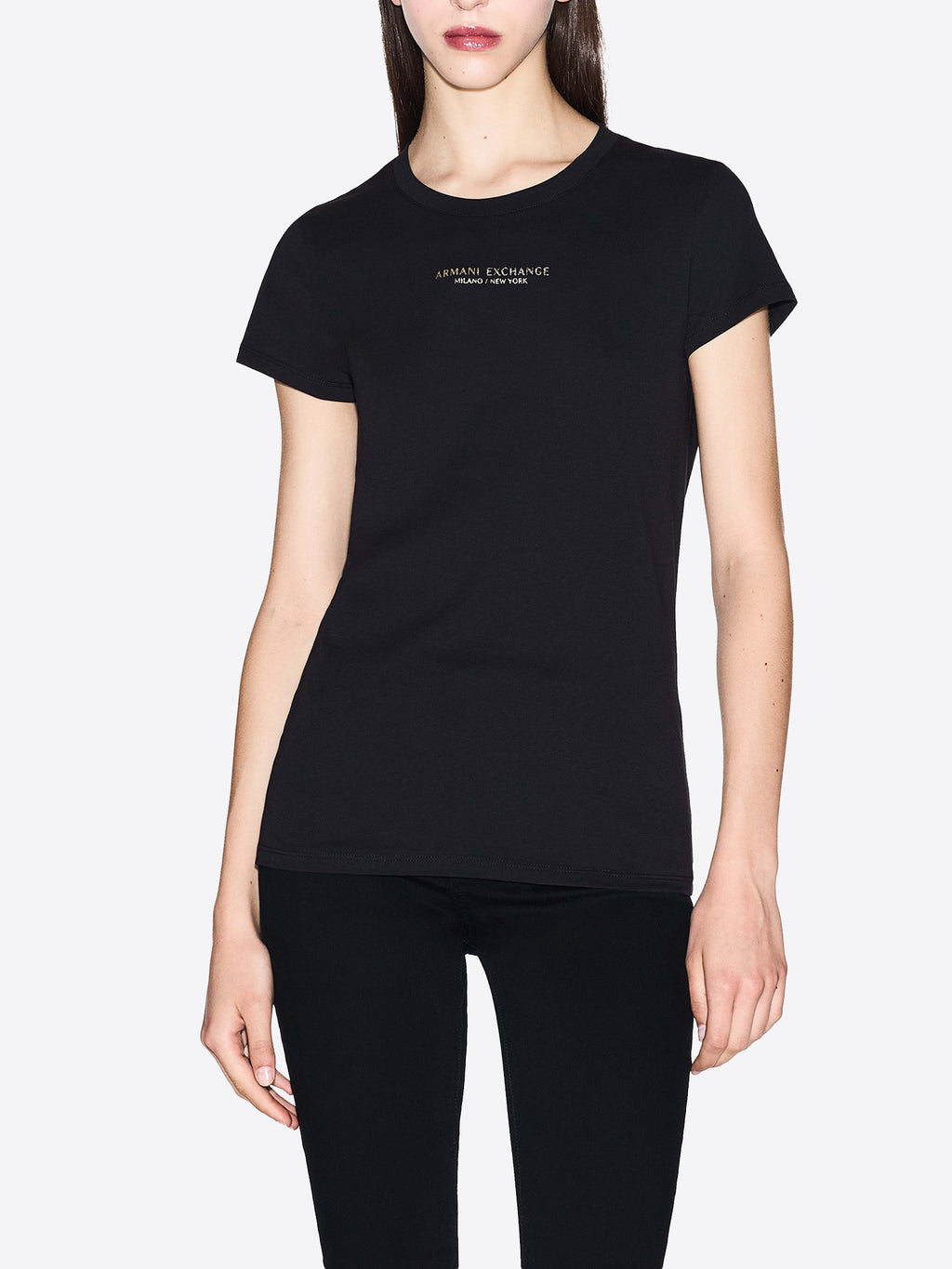 T-shirt AX ARMANI EXCHANGE da Donna - nero XW001455MC021