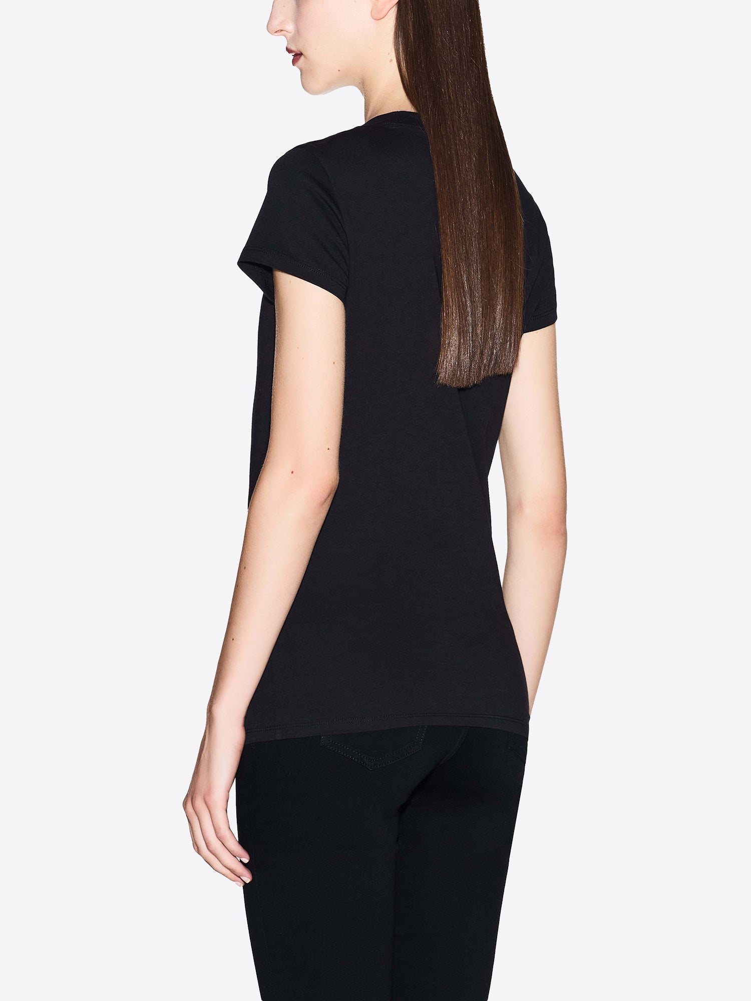 T-shirt AX ARMANI EXCHANGE da Donna - nero XW001455MC021