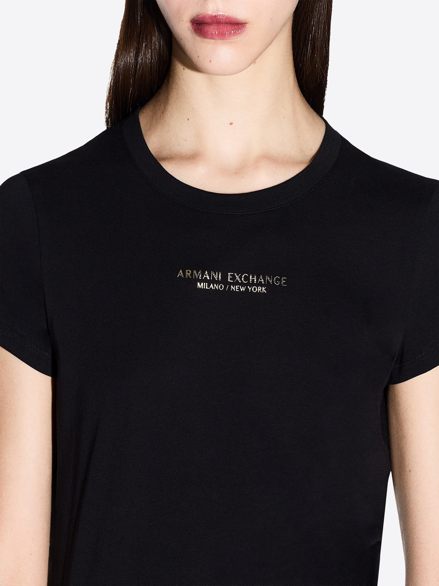 T-shirt AX ARMANI EXCHANGE da Donna - nero XW001455MC021