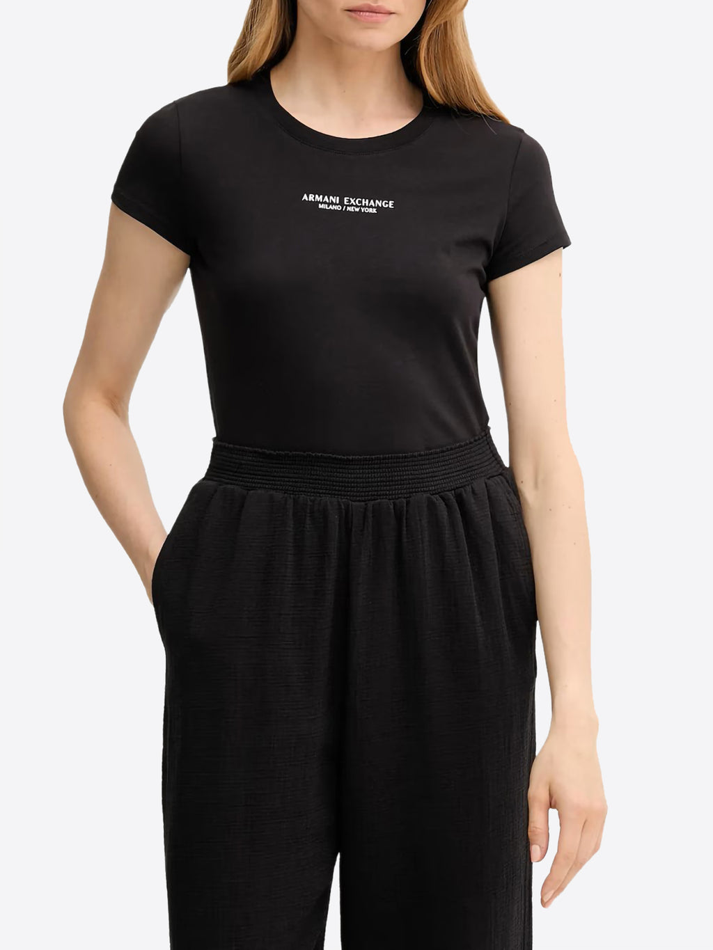 T-shirt AX ARMANI EXCHANGE da Donna - nero XW001455UC001