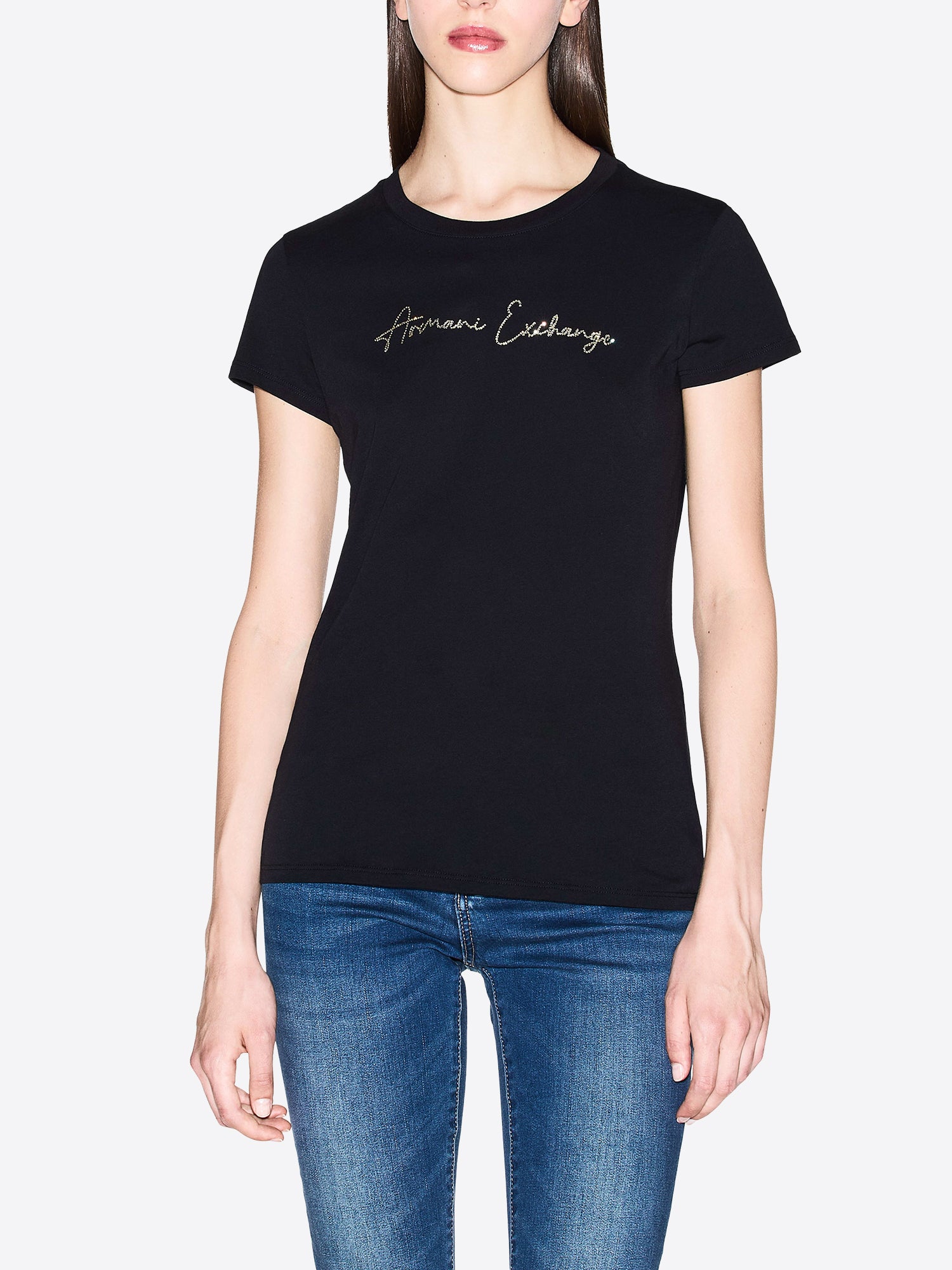 T-shirt AX ARMANI EXCHANGE da Donna - nero XW001457MC021