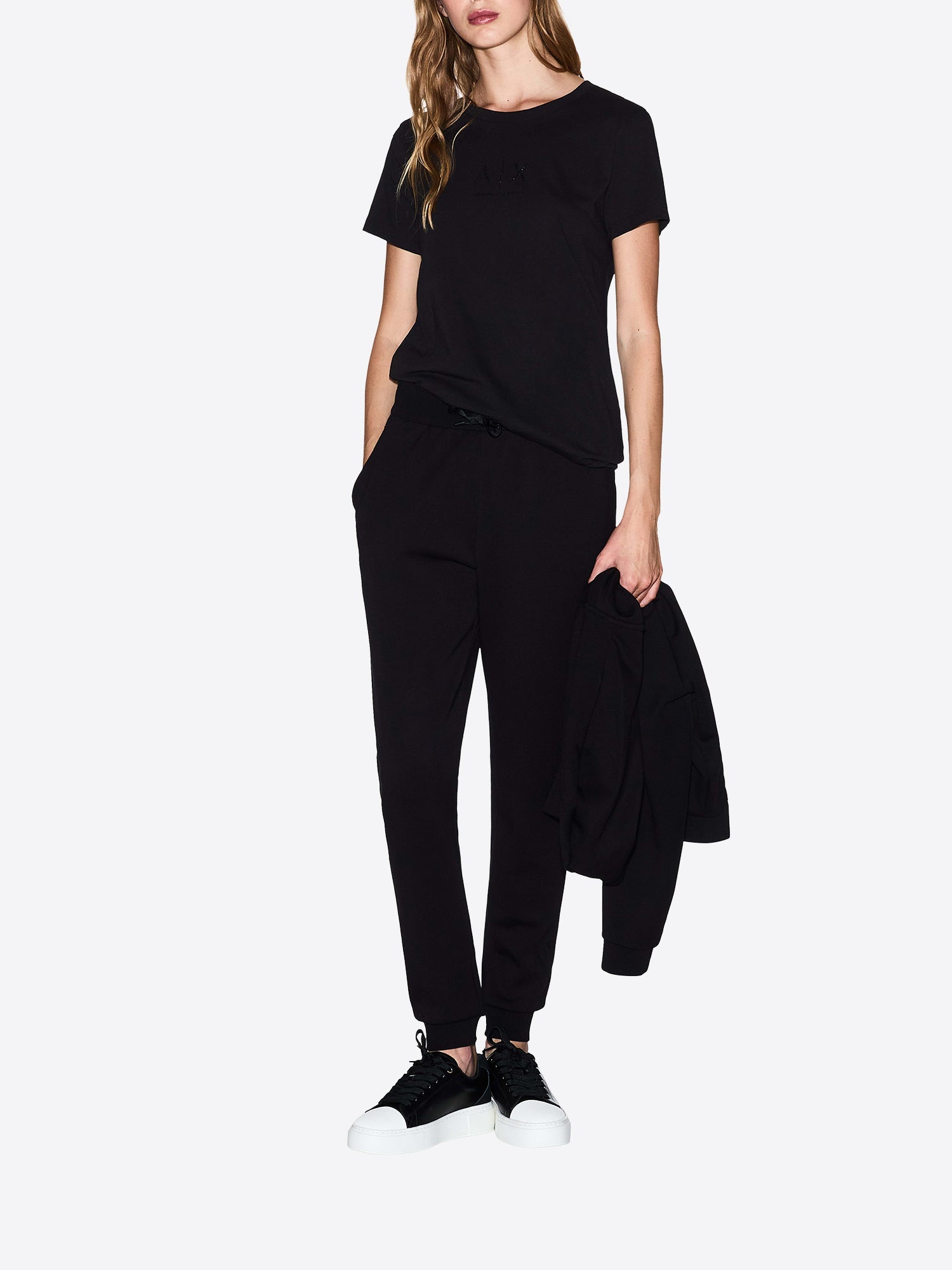 T-shirt AX ARMANI EXCHANGE da Donna - nero XW001459UC001