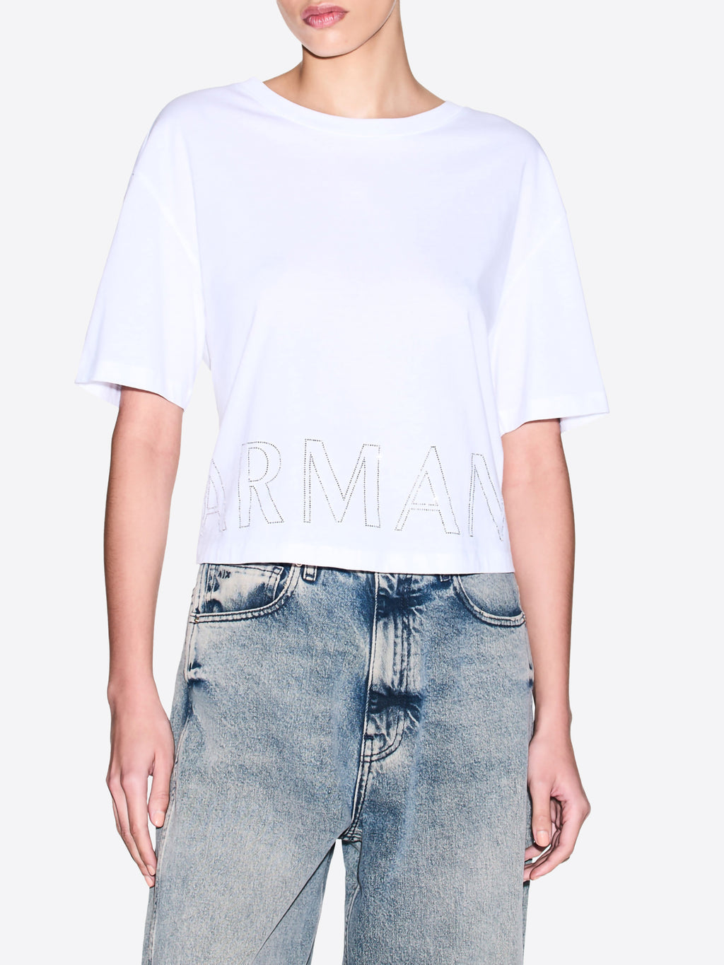 T-shirt AX ARMANI EXCHANGE da Donna - bianco XW001709U0002