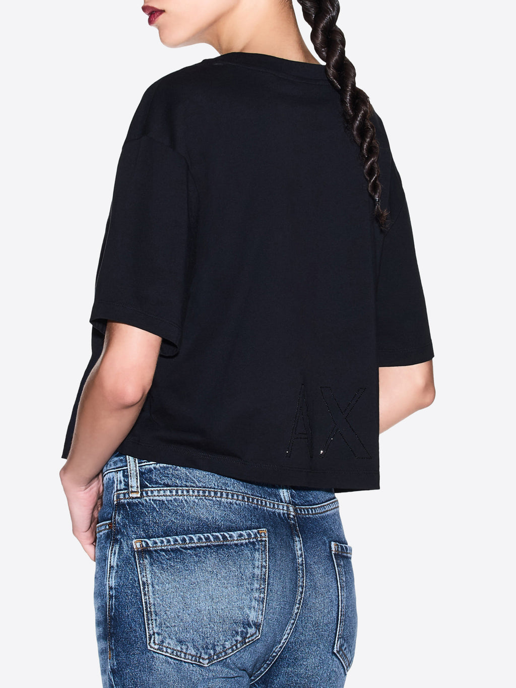 T-shirt AX ARMANI EXCHANGE da Donna - nero XW001709UC001