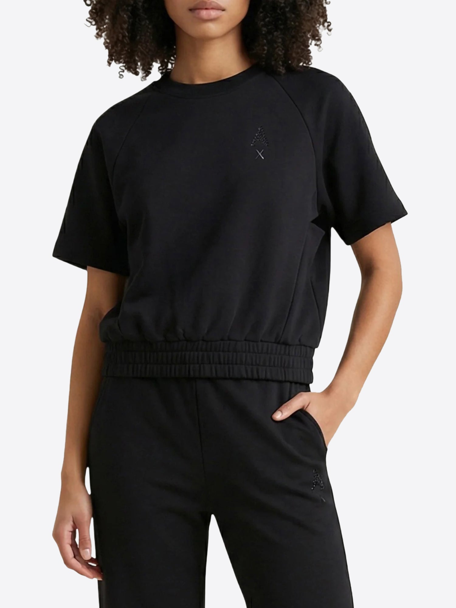 Felpa AX ARMANI EXCHANGE da Donna - nero XW002050UC001