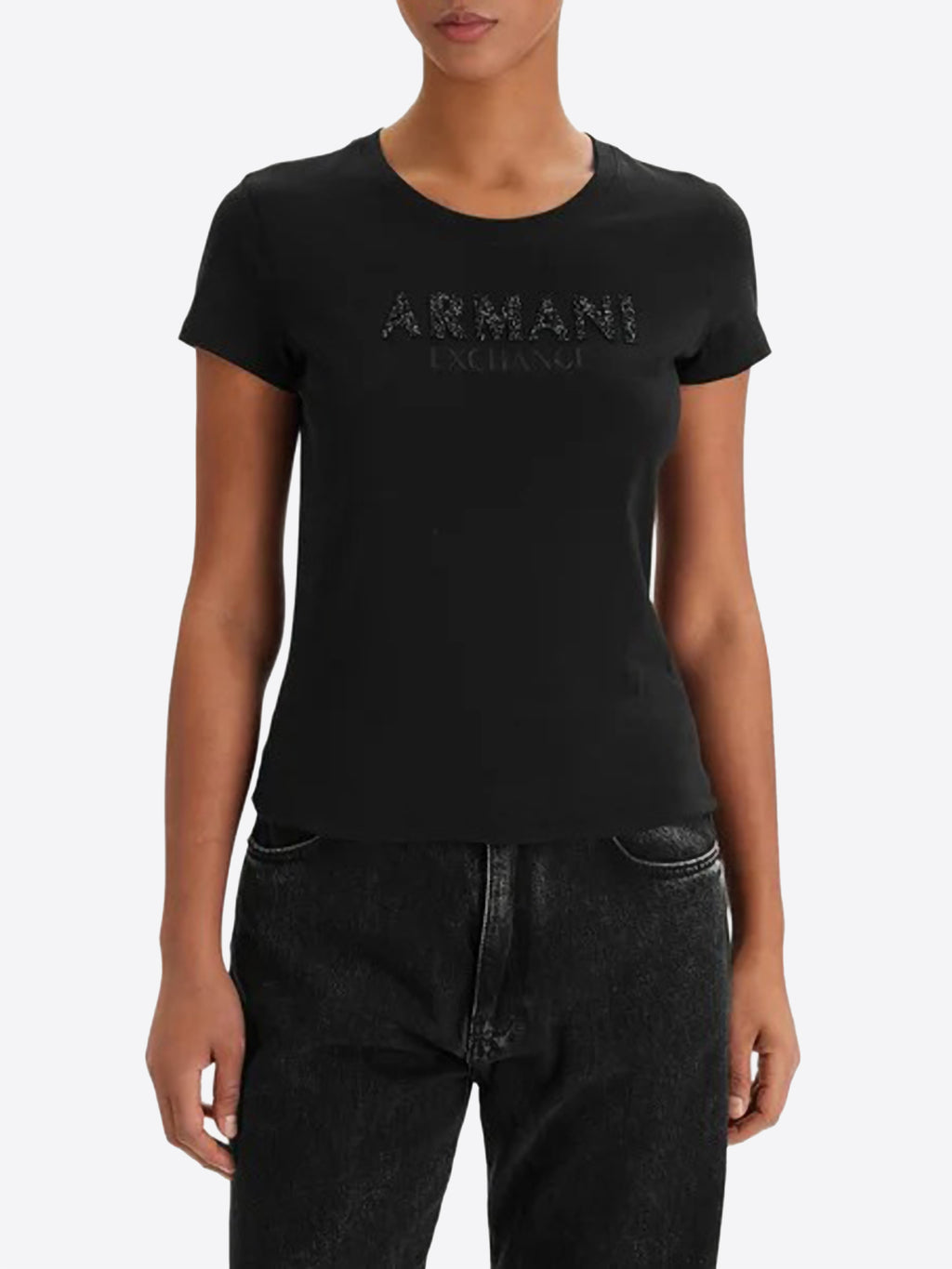 T-shirt AX ARMANI EXCHANGE da Donna - nero XW002106UC001