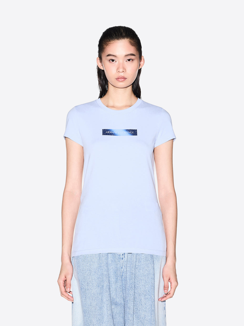 T-shirt AX ARMANI EXCHANGE da Donna - blu XW002112U9333