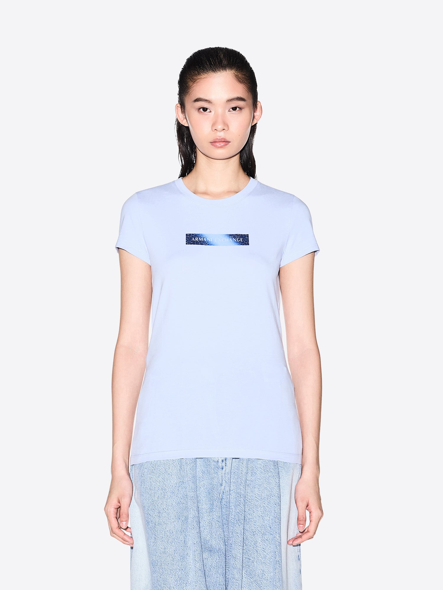 T-shirt AX ARMANI EXCHANGE da Donna - blu XW002112U9333