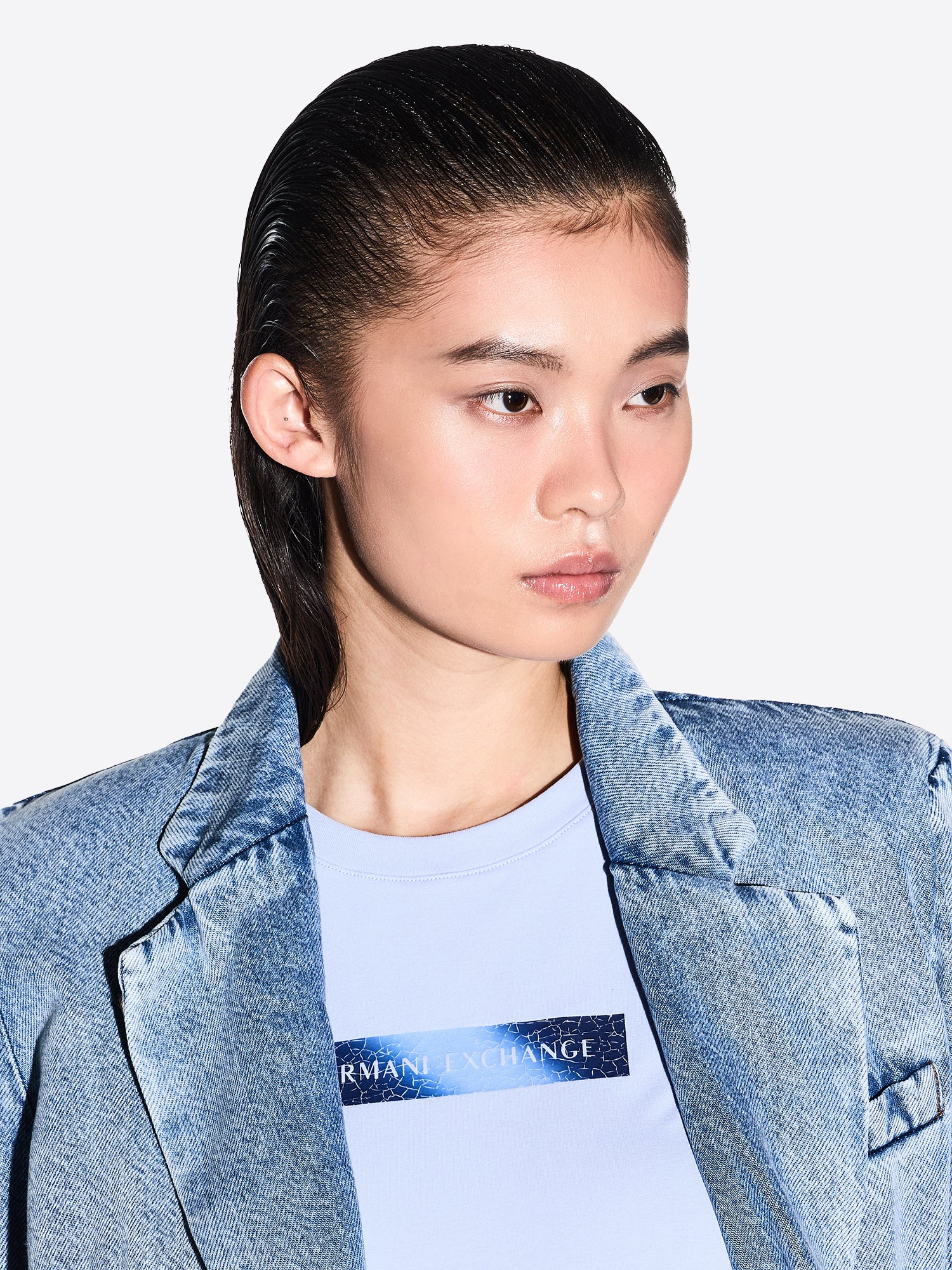 T-shirt AX ARMANI EXCHANGE da Donna - blu XW002112U9333
