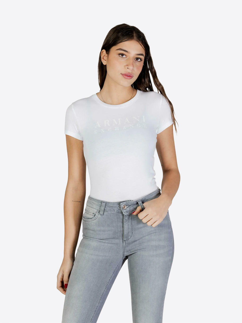 T-shirt AX ARMANI EXCHANGE da Donna - bianco XW002289U0002