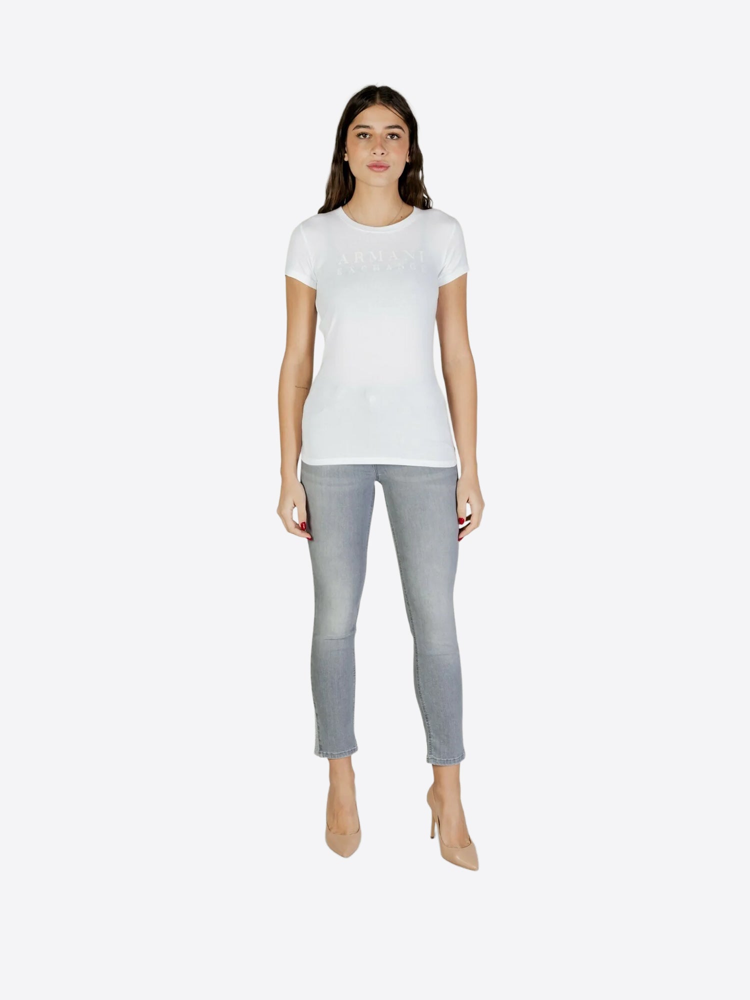 T-shirt AX ARMANI EXCHANGE da Donna - bianco XW002289U0002