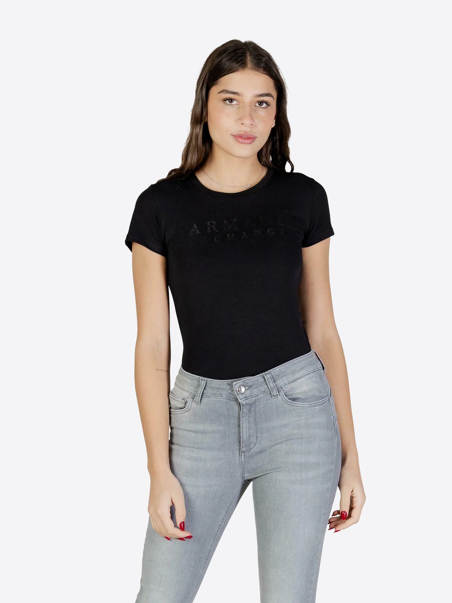 T-shirt AX ARMANI EXCHANGE da Donna - nero XW002289UC001
