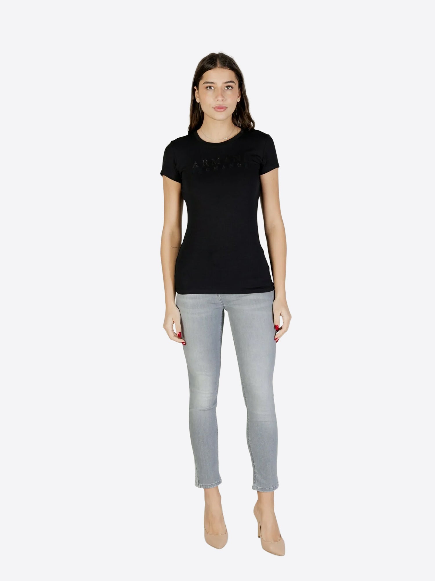T-shirt AX ARMANI EXCHANGE da Donna - nero XW002289UC001