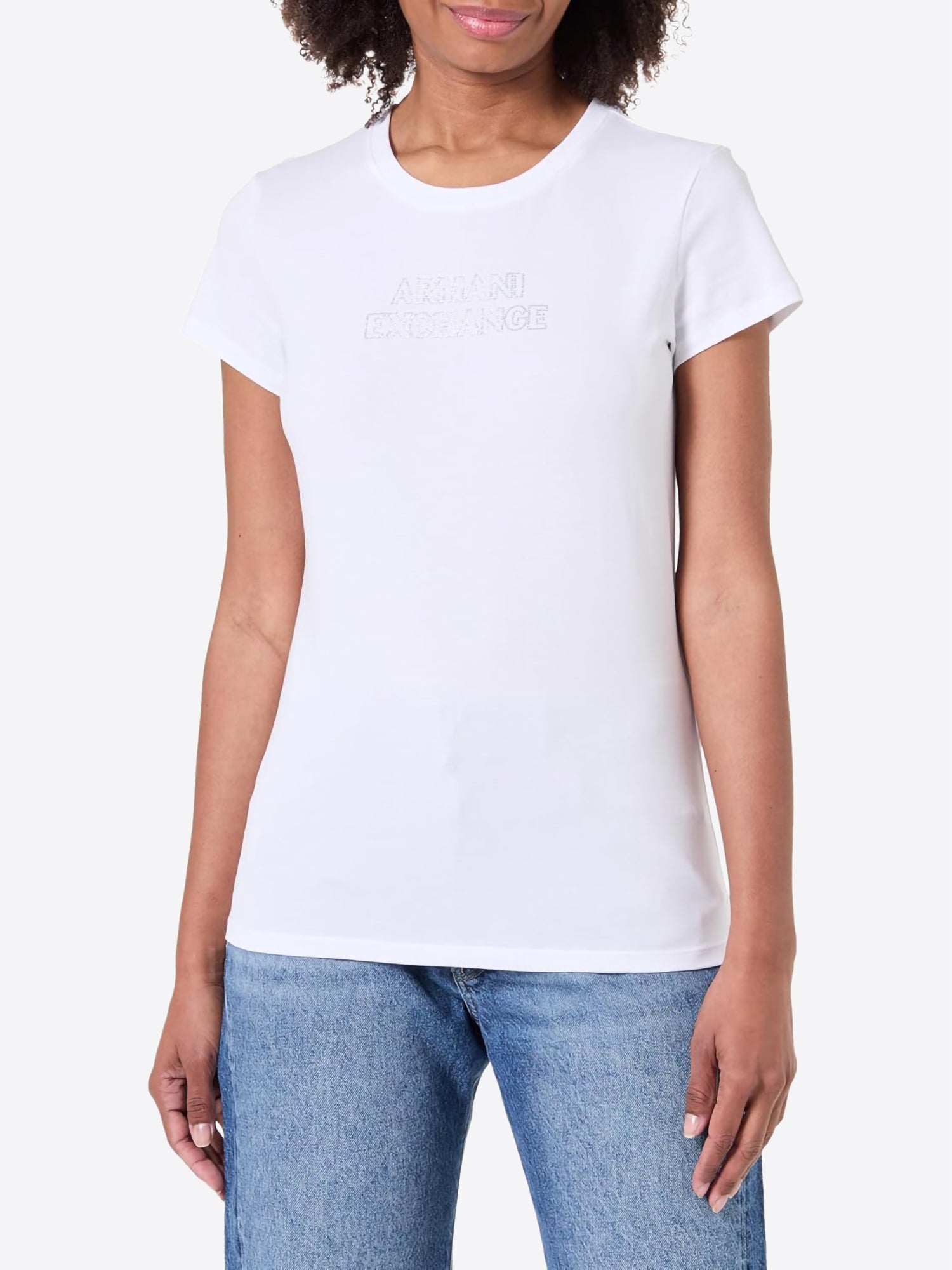 T-shirt AX ARMANI EXCHANGE da Donna - bianco XW002293U0002