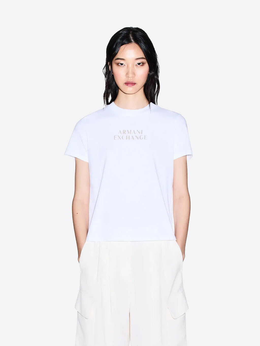T-shirt AX ARMANI EXCHANGE da Donna - bianco XW0023240002U