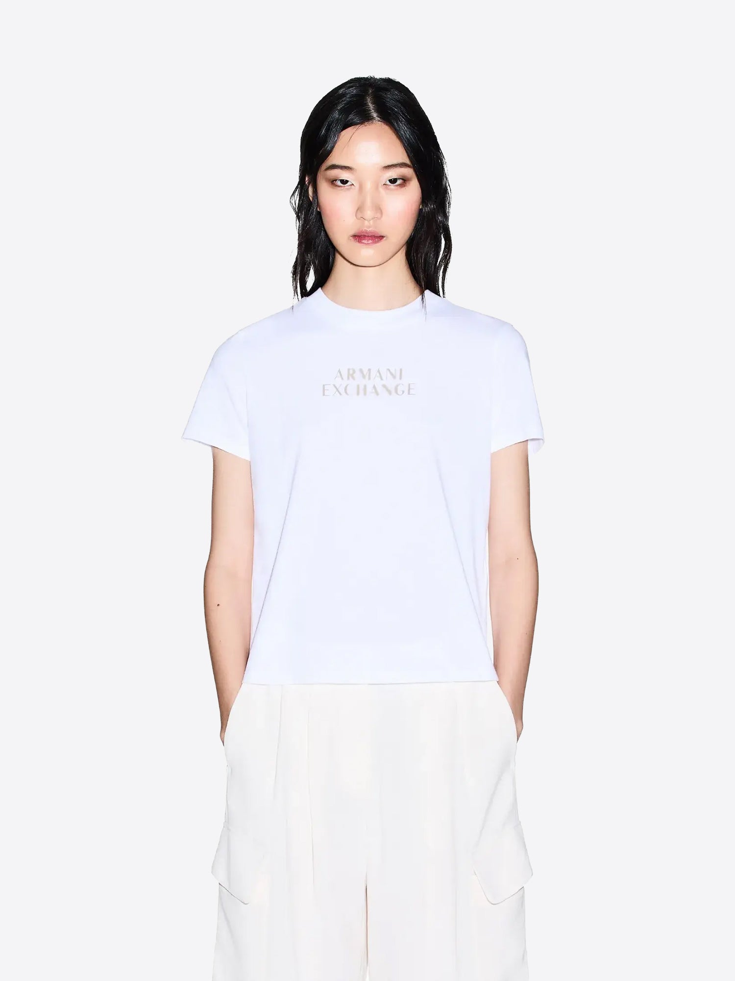 T-shirt AX ARMANI EXCHANGE da Donna - bianco XW0023240002U