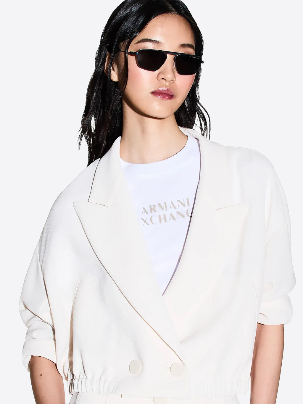 T-shirt AX ARMANI EXCHANGE da Donna - bianco XW0023240002U