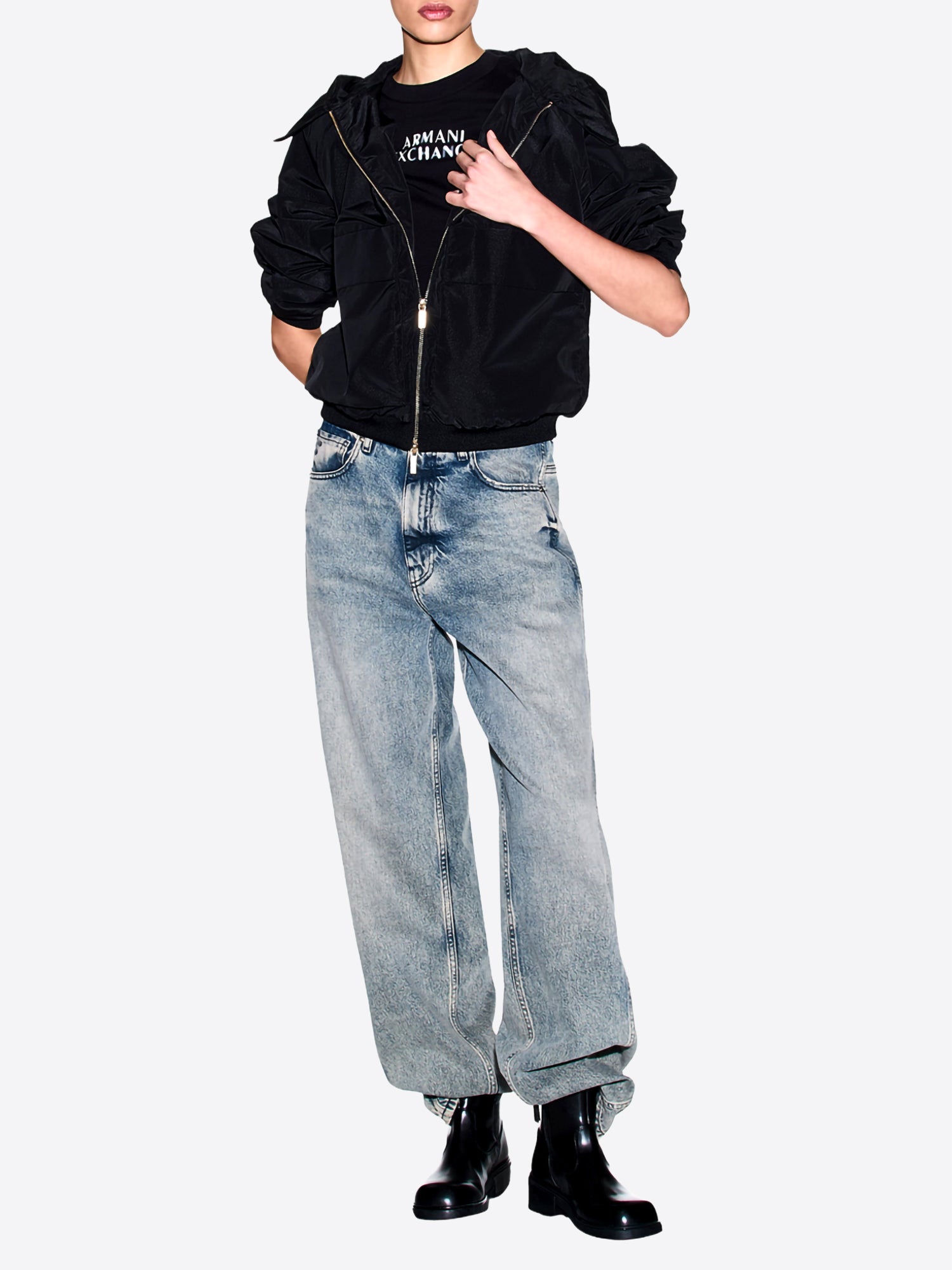 T-shirt AX ARMANI EXCHANGE da Donna - nero XW002324UC001