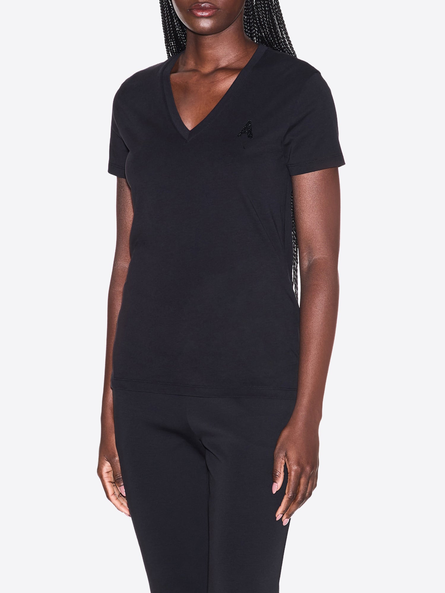 T-shirt AX ARMANI EXCHANGE da Donna - nero XW002330UC001