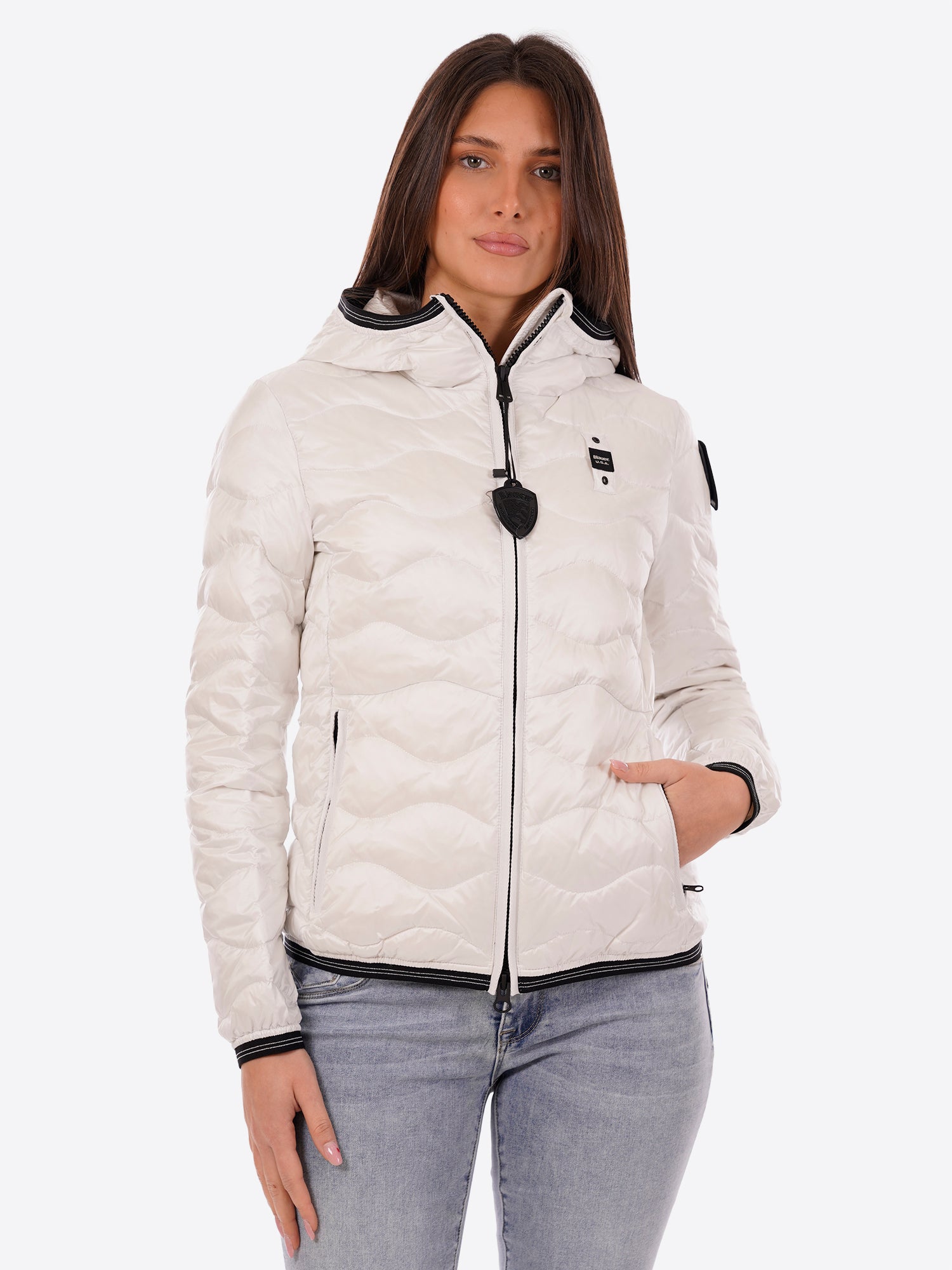 Piumino leggero 100 grammi BLAUER da Donna - bianco BLD03169102 BIANCO