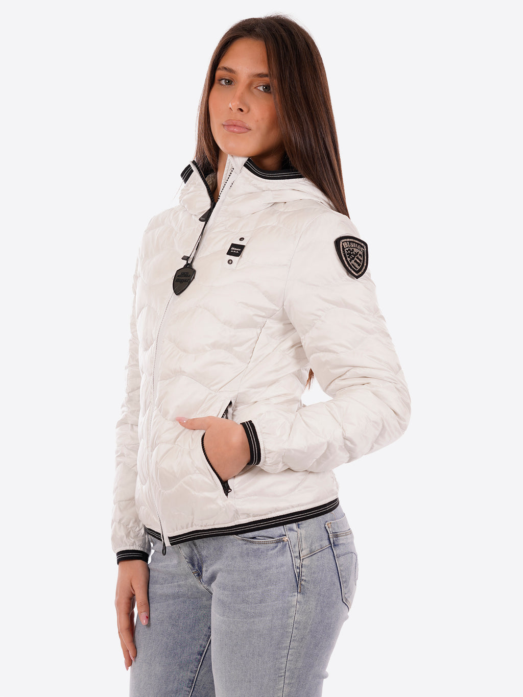 Piumino leggero 100 grammi BLAUER da Donna - bianco BLD03169102 BIANCO