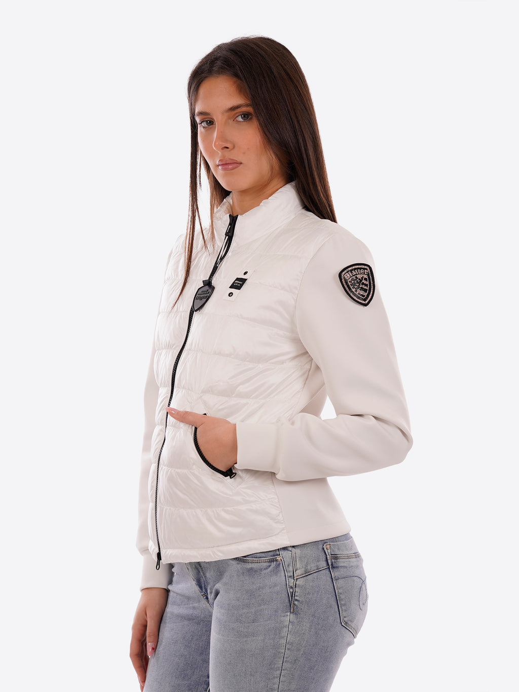Piumino leggero 100 grammi BLAUER da Donna - bianco BLDC02206102 BIANCO