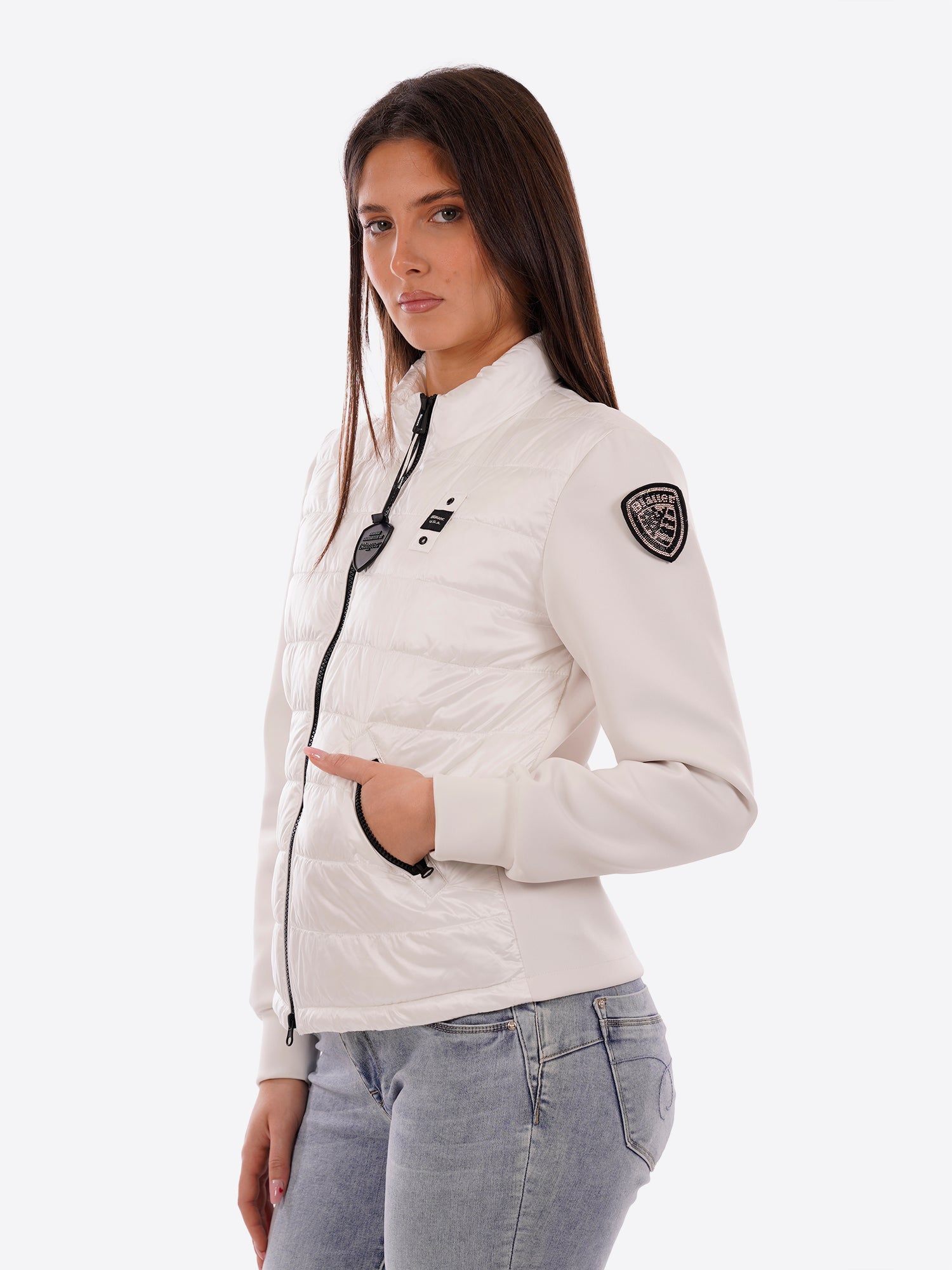 Piumino leggero 100 grammi BLAUER da Donna - bianco BLDC02206102 BIANCO