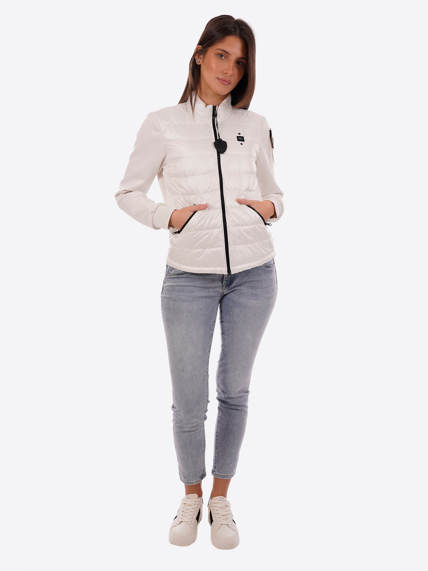 Piumino leggero 100 grammi BLAUER da Donna - bianco BLDC02206102 BIANCO