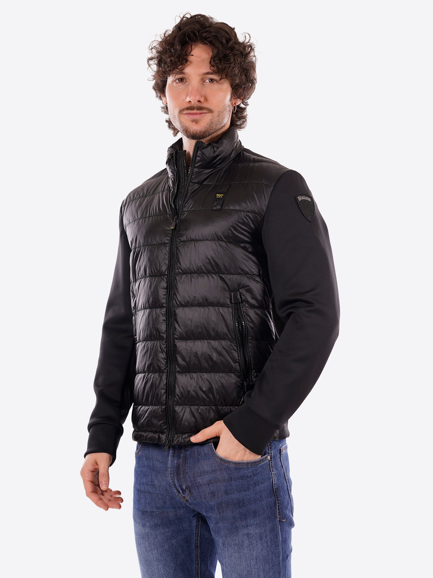 Piumino leggero 100 grammi BLAUER da Uomo - nero BLUC02207999 NERO