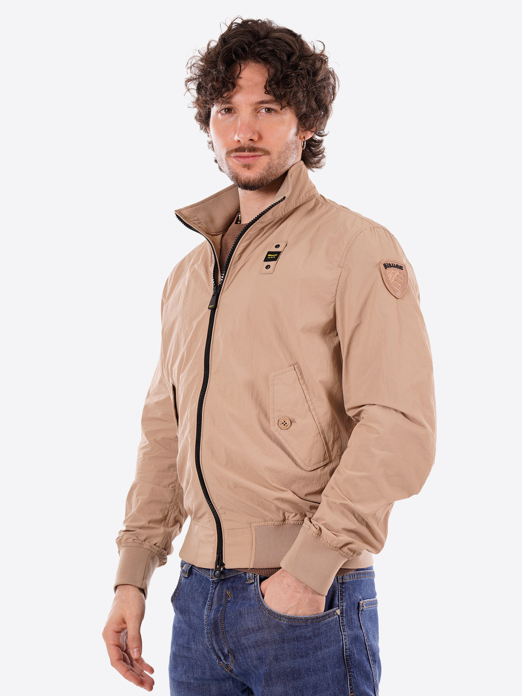 Giacca Primaverile BLAUER da Uomo - beige BLUC04201327 BEIGE