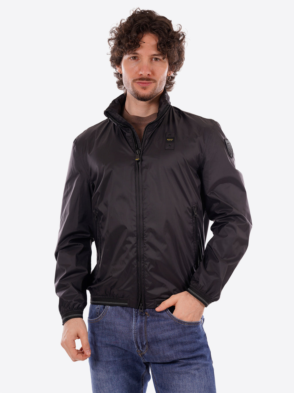 Giacca Primaverile BLAUER da Uomo - nero BLUC11027999 NERO